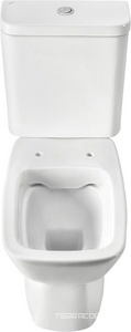 Унитаз-компакт напольный безободковый Santek  1.WH30.2.418, крышка-сиденье с микролифтом в комплекте, ZZ Santek Нео 1.WH30.2.418