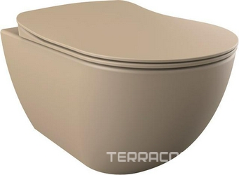 Унитаз подвесной CAPPUCINO FE320.F0100, без крышки KC0903.01.0800E, ZZ