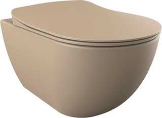 Унитаз подвесной CAPPUCINO FE320.F0100, без крышки KC0903.01.0800E, ZZ