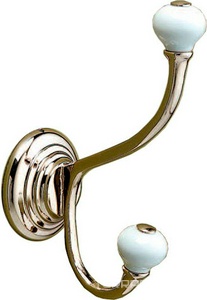 Крючок двойной (цв. латунь)  ZZ Devon & Devon Chelsea DD212IN