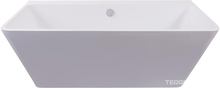 Ванна из искусственного камня 169x75, без сифона, цв. белый глянец Aqua de Marco  1170WDAN