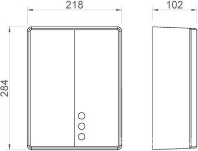 Устройство для сушки рук, подвесная, цвет хром ZZ Nofer FUGA 01481.B