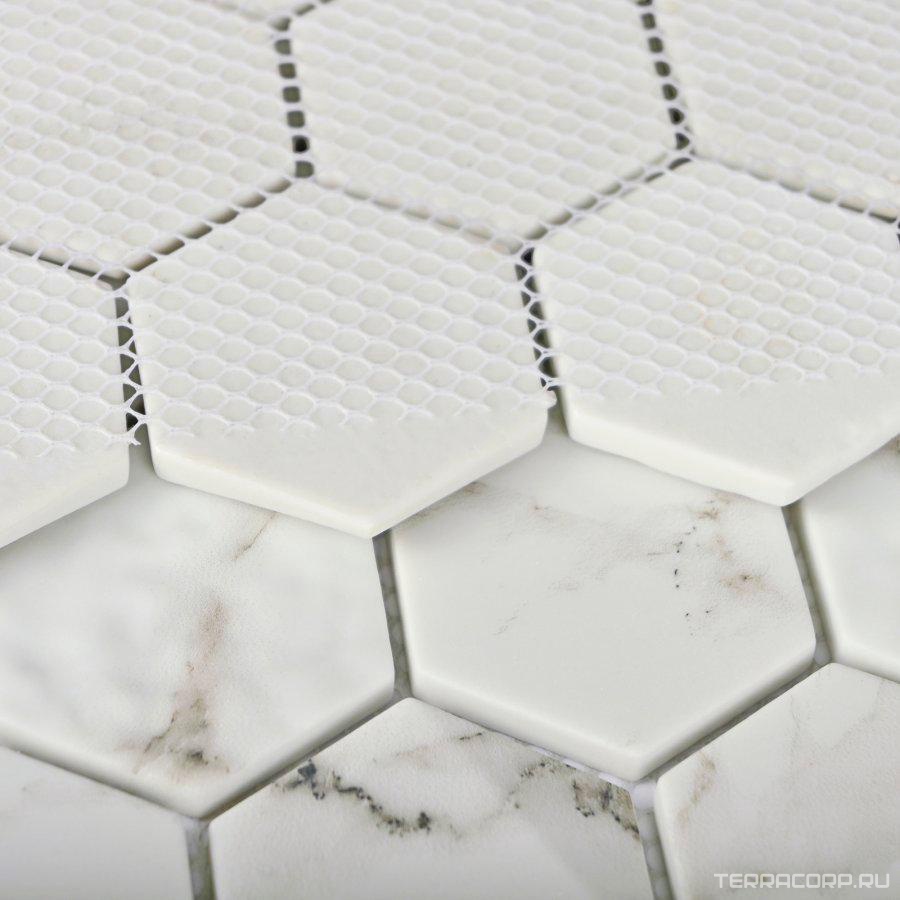 Мозаика Bonaparte Керамическая мозаика Volume White (6,5x48x48) 30x30 Белый, фото 6