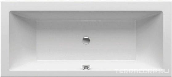Ванна акриловая FORMY 180x80 см, цвет  белая