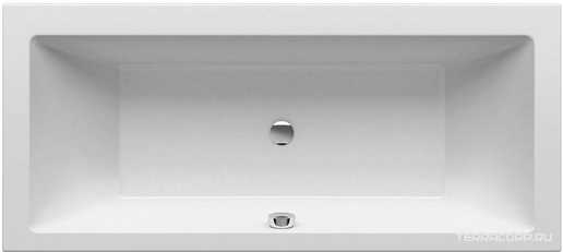 Ванна акриловая FORMY 180x80 см, цвет  белая