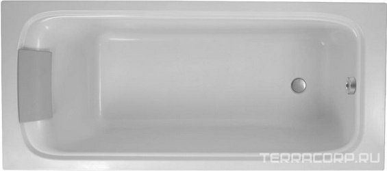 Ванна акриловая (на основе композита 12мм.) ELITE  прямоуг, 170x70, ножки в комплекте (БЕЗ подушки), белая ZZ