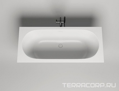 Ванна 1911х800хh600мм, встраив., литой камень S-Stone матов цв.белый, д/к Up&Down в цвет ванны,интегрир.слив-перелив,ножки компл,  ZZ Salini Orlanda Axis Kit 103321M