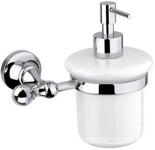 Дозатор настенный керамический, (цв.хром),  ZZ Cezares Olimp OLIMP-SOI-01-M