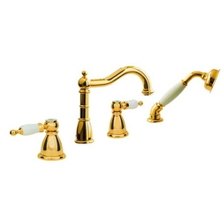 Смеситель Boheme Oro 395 на борт ванны| 6x19x21
