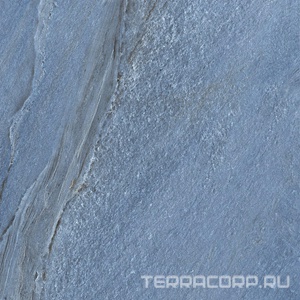 Керамогранит Fioranese Marmorea Intensa Azul Bahia matt/rett (п.п.) 74X74 Голубой 