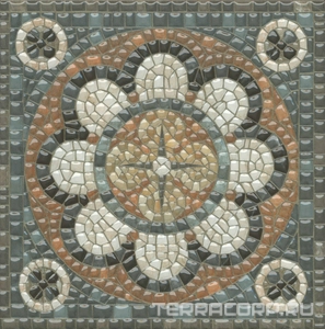 Керамическая плитка Kerama Marazzi  Стемма Декор Стемма |20x20 Коричневый