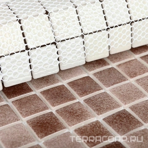 Мозаика Bonaparte Керамическая мозаика Atlantis Moca  (4x24x24) 31.5x31.5 Бежевый 