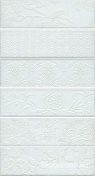 Панно Кампьелло белый (из 6 частей 8,5х28,5)|28.5х51