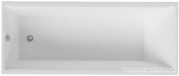 Ванна акриловая 170х70 см, БЕЗ каркаса, панелей и слива-перелива, ZZ
