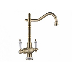 Смеситель Zorg Clean Water ZR 336 YF-50 BR для кухонной мойки| 15x38x28