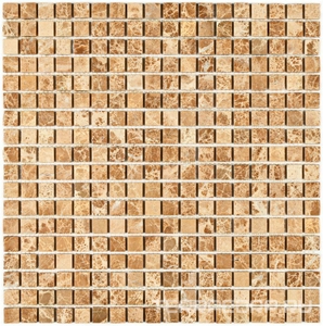 Мозаика Bonaparte Мозаика из натурального камня Madrid-15 slim (Matt) (15x15x4) 30,5x30,5 Комбинированный 