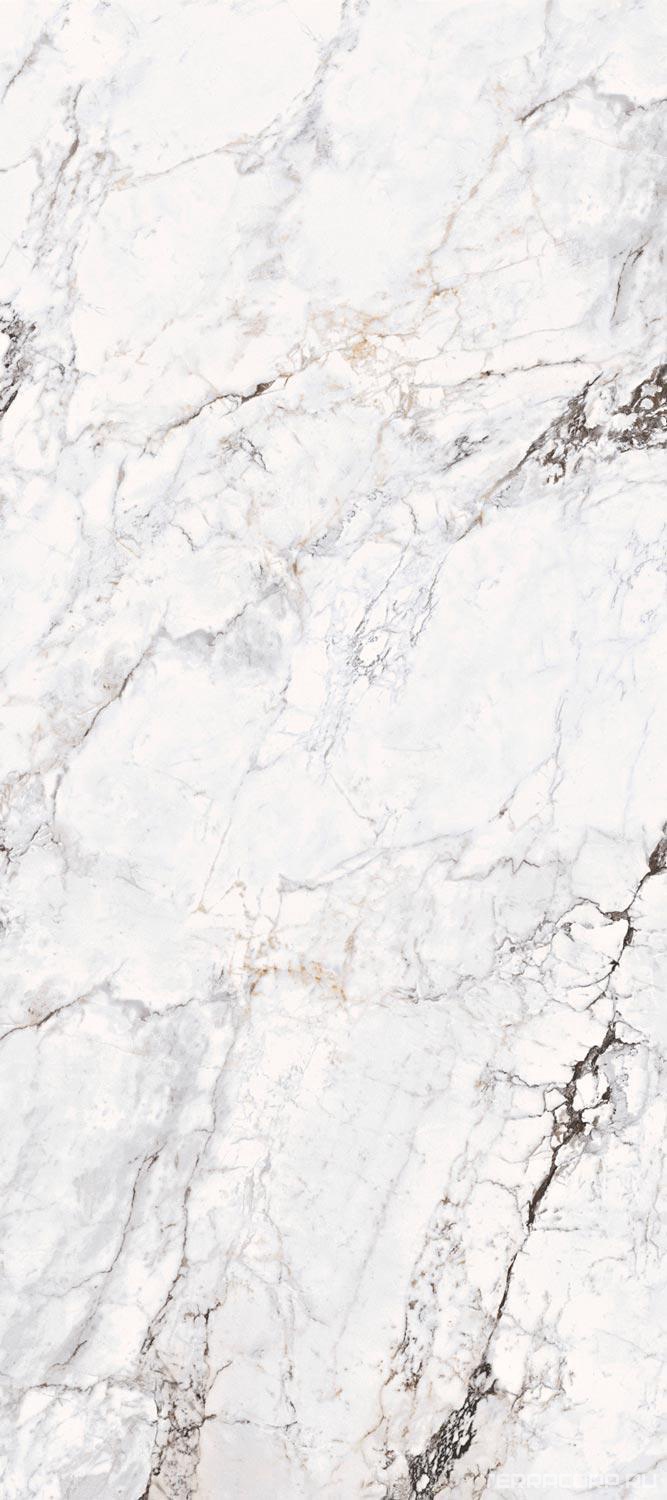 Керамогранит FMAX FMAX 120x270 Fendi White 6 mm glossy 120x270 Белый, фото 6