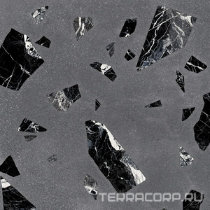 Керамогранит Ergon Medley Dark Grey Rock Nat. Rett.ZZ 60x60 Серый 