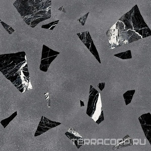 Керамогранит Ergon Medley Dark Grey Rock Nat. Rett.ZZ 60x60 Серый 