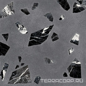 Керамогранит Ergon Medley Dark Grey Rock Nat. Rett.ZZ 60x60 Серый 