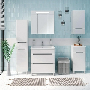 Зеркало-шкаф -75см, крепеж в комплекте ZZ Runo Парма Парма