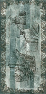 Керамическая плитка Absolut Keramika Muro Decor  Gris Bread 15x30 Комбинированный 
