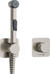 Встраиваемый комплект для биде со шлангом, никель, ZZ