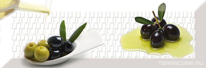 Керамическая плитка Absolut Keramika Monocolor 10x30 Decor Olives 04 C 10x30 Комбинированный, фото 3