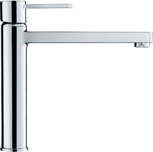 Смеситель для кухни, однорычажный, без донного клапана, гибк.подв., хром XX Kludi Zenta 389730575