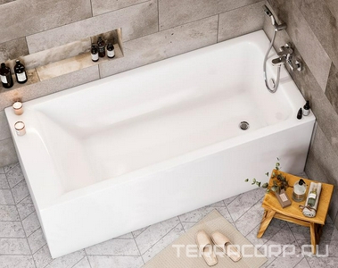 Акриловая ванна Roca  170x70 см, БЕЗ каркаса, БЕЗ панелей, ZZ Roca Easy ZRU9302905