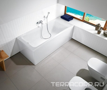 Акриловая ванна Roca  170x70 см, БЕЗ каркаса, БЕЗ панелей, ZZ Roca Easy ZRU9302905