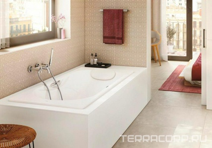 Ванна ROCA  170х75см чугунная, БЕЗ ножек, БЕЗ ручек ZZ Roca Malibu 2309G000R