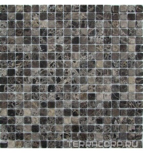 Мозаика Спектр-М Натуральный камень Мозаика из камня на сетке М20-028-15Т 30.5x30.5 Комбинированный 