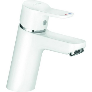 Смеситель для раковины, без донного клапана, цв.белый XX Kludi Pure&Easy 370289165