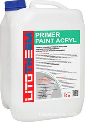 Грунтовка фасадная Litotherm Premier paint acryl 10 кг ZZ