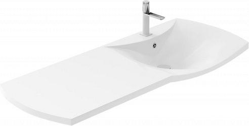 Раковина Цвет и Стиль Лагуна 132 R| 132x15x46