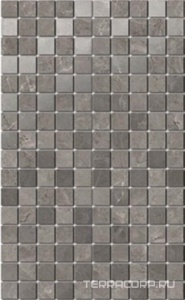 Мозаика Kerama Marazzi Гран Пале Декор  серый мозаичный 25x40 Бежевый 
