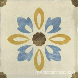 Rivalta Crema Inserto Fiore XX |20x20