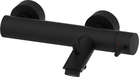 Смеситель Paffoni Light LIG022NO для ванны c душем| 26x6x15