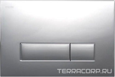 Клавиша 2-ного смыва для монтажных элементов, д/унитаза, А31/В31, (цв. хром), MEPA/Orbit KL