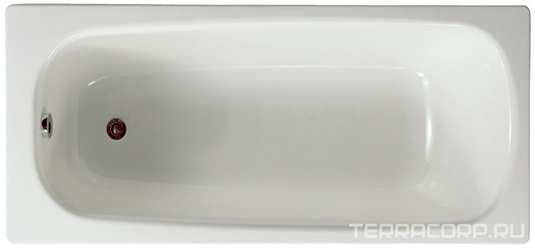 Ванна стальная Контеса 120*70 БЕЗ ножек ZZ