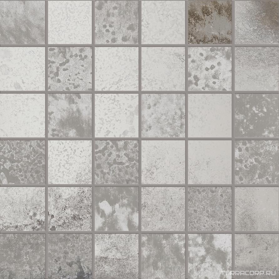 Мозаика Viva Narciso Mosaico 5x5 argento naturale ZZ30x30 Серый, фото 3