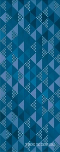 Керамическая плитка Azori Vela Декор  Indigo "Confetti" 20.1x50.5 Синий 