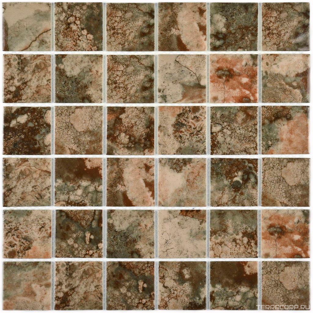 Мозаика Bonaparte Керамическая мозаика Amuletto Leaf (4.5x48x48) 30x30 Комбинированный, фото 3