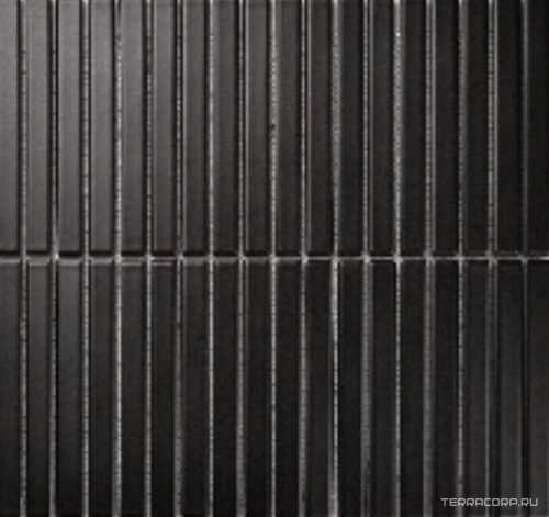 Mosaic 1.5х14.5 Y15F808 Черный матовый 29.4х31.3