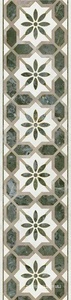 Керамическая плитка Kerama Marazzi Серенада Бордюр  6 глянцевый обрезной 7.2x30 Комбинированный 