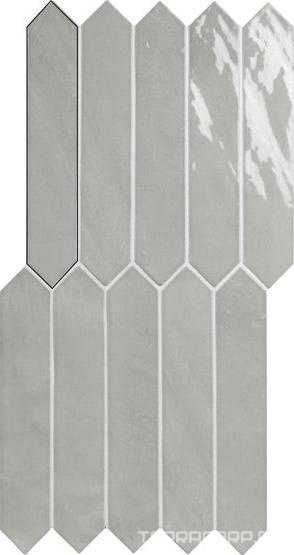 Керамическая плитка APE Ceramica Switch On Grey Gloss 4,3x24,3 Серый, фото 4