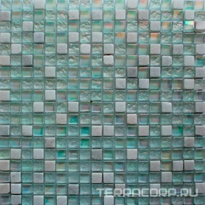 Мозаика Мастера Керамики Glass Мозаика  DGS018 (чип 15х15мм)ZZ30x30 Зеленый 
