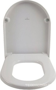 Сиденье для унитаза, с микролифтом, (цв. 01 white),  Villeroy & Boch Subway 9M55S101