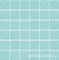 Ла-Виллет бирюзовый глянцевы ZZ|30,1х30,1